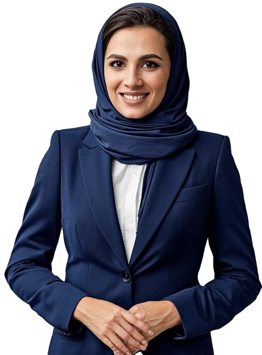 سرکار خانم مریم احمدی — وکیل پایه یک دادگستری — رئیس دفتر